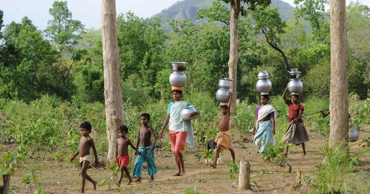 Gond Tribal Village in Chattisgarh