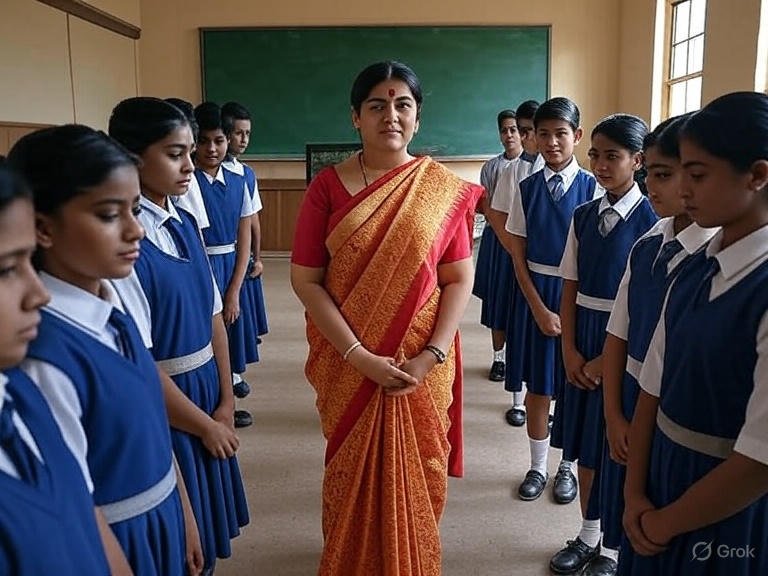 In Maharasthra, a principal allegedly ordered female students from Classes 5 to 10, aged approximately 10 to 15 years, to undergo strip checks following the discovery of blood stains in a school bathroom.