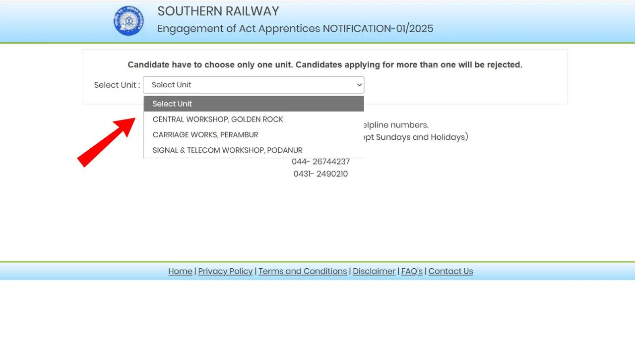 Southern Railway Apprentice Recruitment 2025 – Apply Online for 3518 Posts, Eligibility & Dates